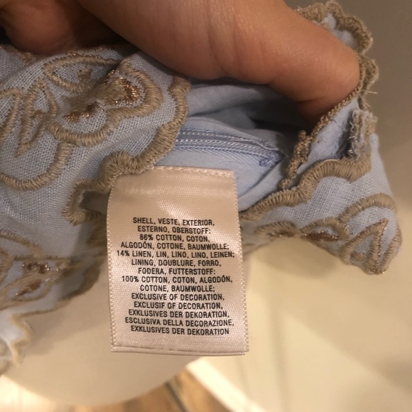 BEAUTIFUL NEVER WORN Anthropologie Top!! - Picture 8 of 8